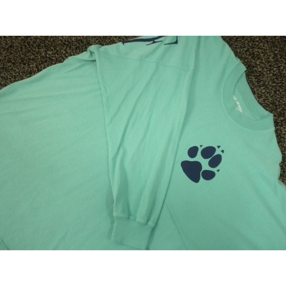 Great Wolf Lodge Spirit Jersey S Green Water Park Embossed Long Sleeve Oversized